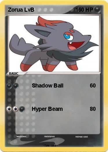 Pokemon Zorua LvB