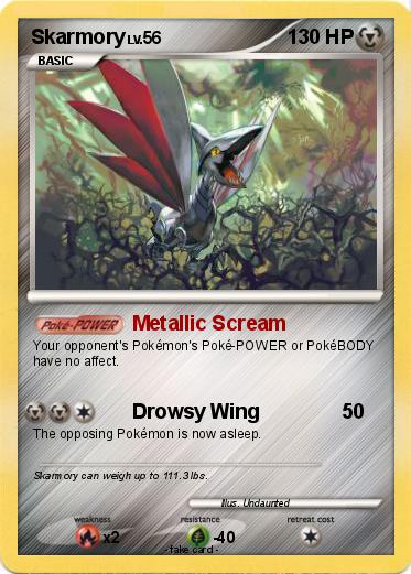 Pokemon Skarmory