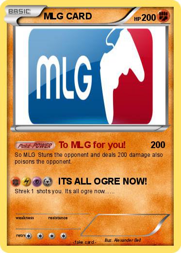 Pokemon MLG CARD
