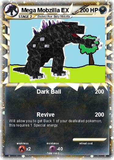 Pokemon Mega Mobzilla EX
