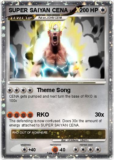 Pokemon SUPER SAIYAN CENA