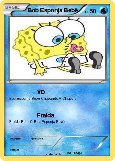 Pokemon Bob Esponja Bebê