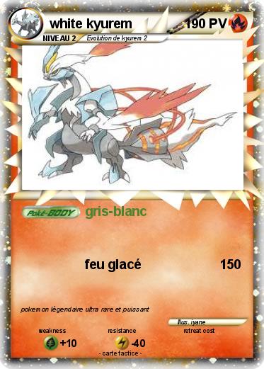 Pokemon white kyurem