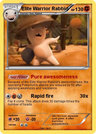 Pokemon Elite Warrior Rabbid