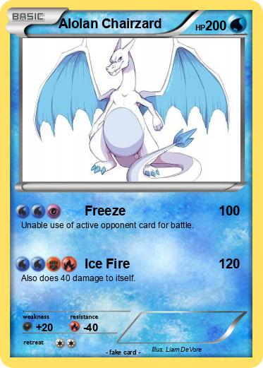 Pokemon Alolan Chairzard
