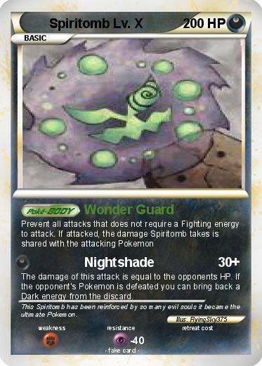 Pokemon Spiritomb Lv. X