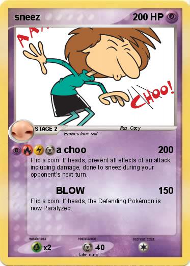 Pokemon sneez