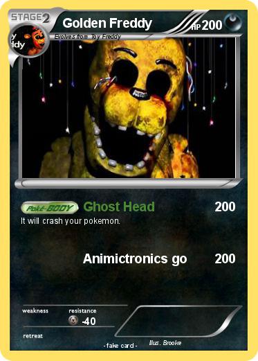 Pokemon Golden Freddy