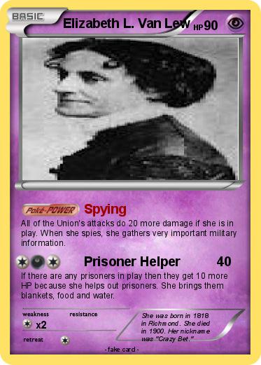 Pokemon Elizabeth L. Van Lew