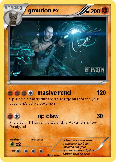 Pokemon groudon ex