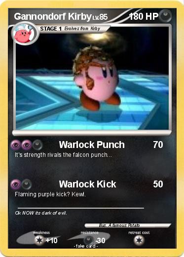 Pokemon Gannondorf Kirby
