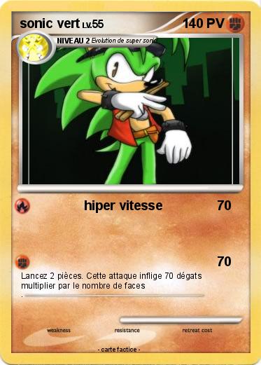 Pokemon sonic vert