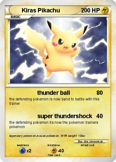 Pokemon Kiras Pikachu