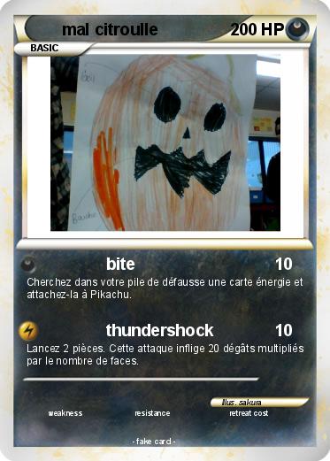 Pokemon mal citroulle