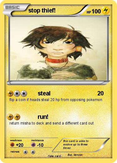 Pokemon stop thief!