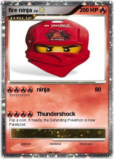 Pokemon fire ninja