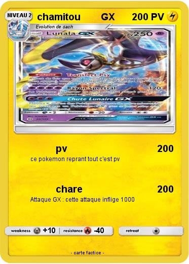 Pokemon chamitou        GX