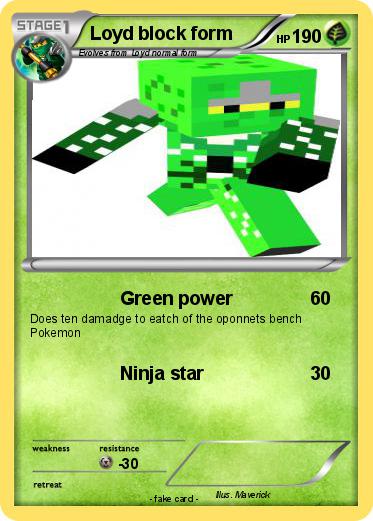 Pokemon Loyd block form