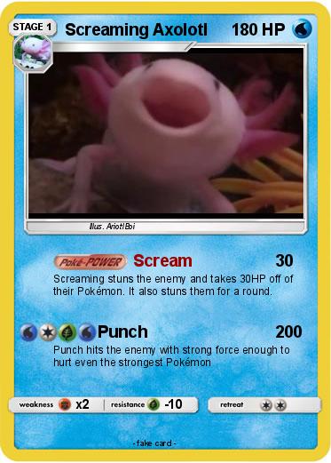 Pokemon Screaming Axolotl