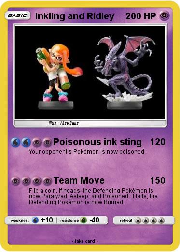 Pokemon Inkling and Ridley