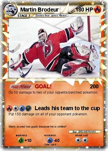 Pokemon Martin Brodeur