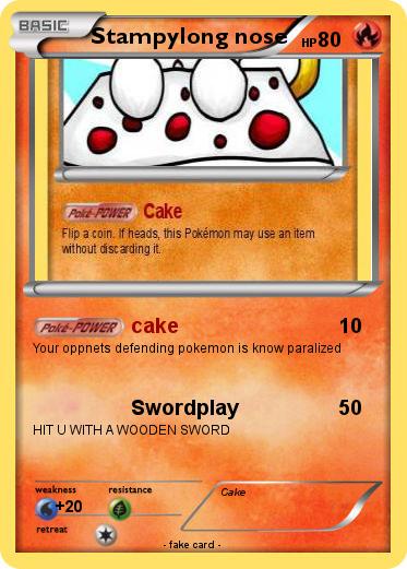 Pokemon Stampylong nose