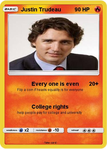Pokemon Justin Trudeau