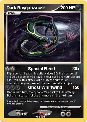 Pokemon Dark Rayquaza