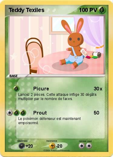Pokemon Teddy Texiles
