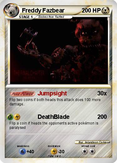 Pokemon Freddy Fazbear