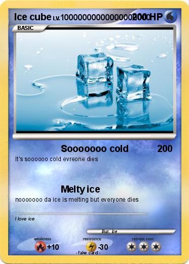 Pokemon Ice cube