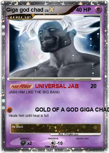 Pokemon Giga god chad