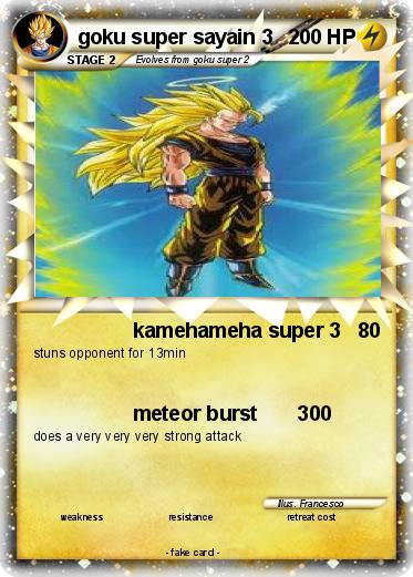 Pokemon goku super sayain 3