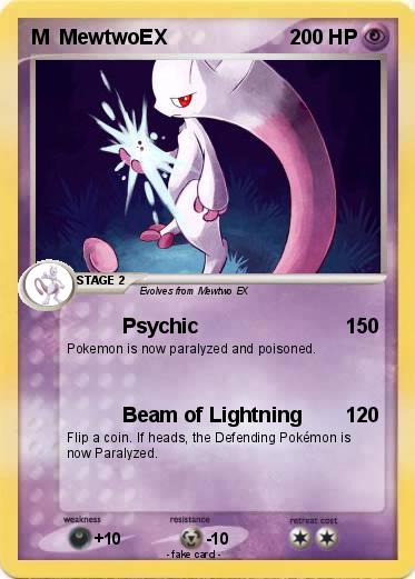 Pokemon M  MewtwoEX