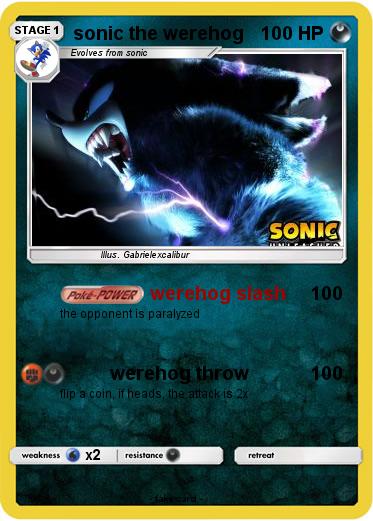 Pokemon sonic the werehog