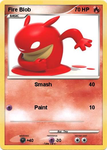 Pokemon Fire Blob
