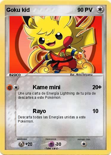 Pokemon Goku kid