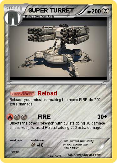 Pokemon SUPER TURRET