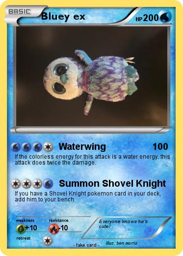 Pokemon Bluey ex