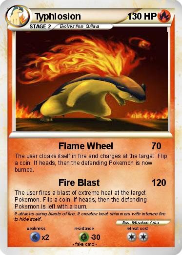 Pokemon Typhlosion