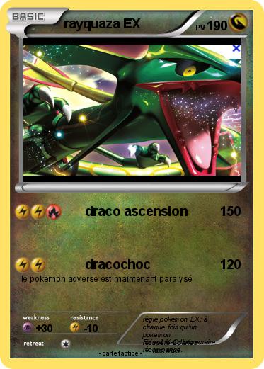 Pokemon rayquaza EX