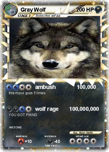 Pokemon Gray Wolf