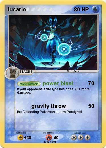 Pokemon lucario