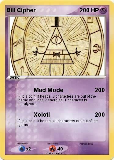 Pokemon Bill Cipher