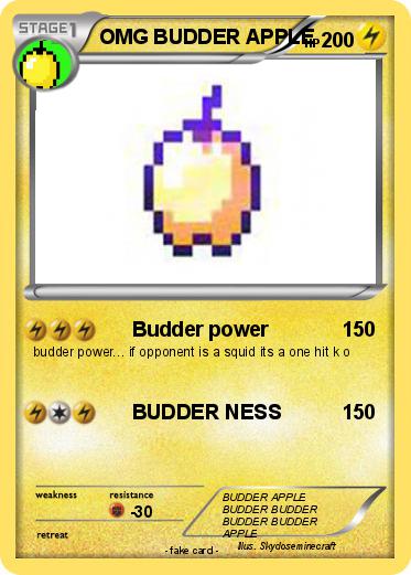 Pokemon OMG BUDDER APPLE