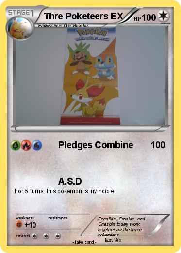Pokemon Thre Poketeers EX