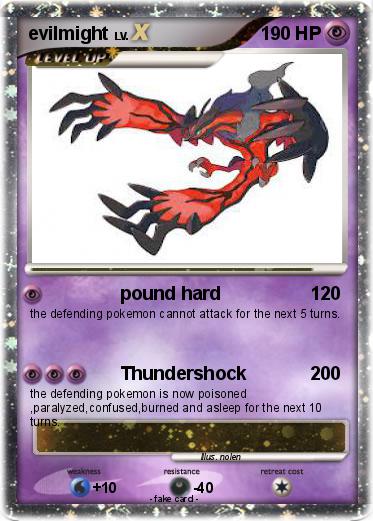 Pokemon evilmight