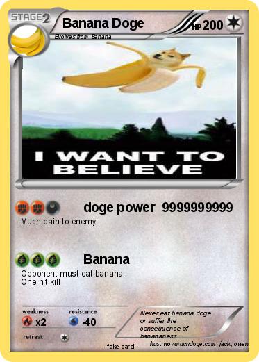 Pokemon Banana Doge