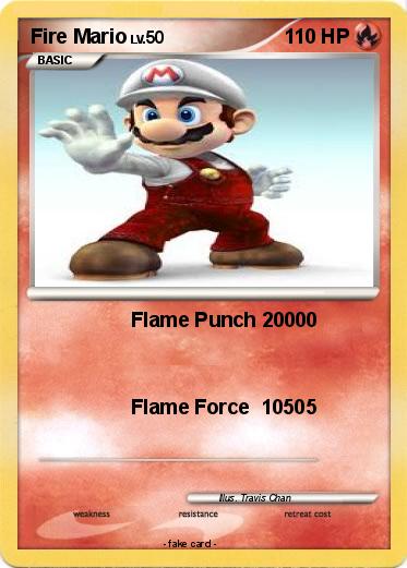 Pokemon Fire Mario