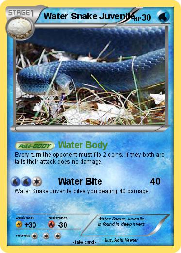 Pokemon Water Snake Juvenile